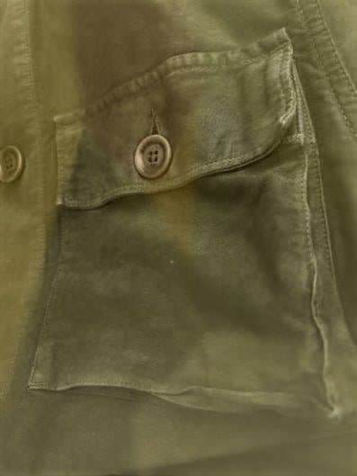 45Rの麦サテンの モッズコート 希少W釦仕様