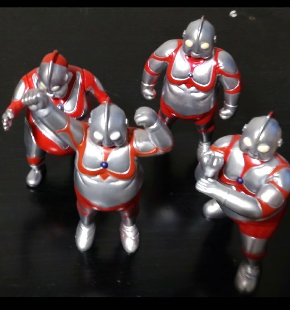 デブトラマン フィギュア 4体セット シルバー/レッド まとめてお買得