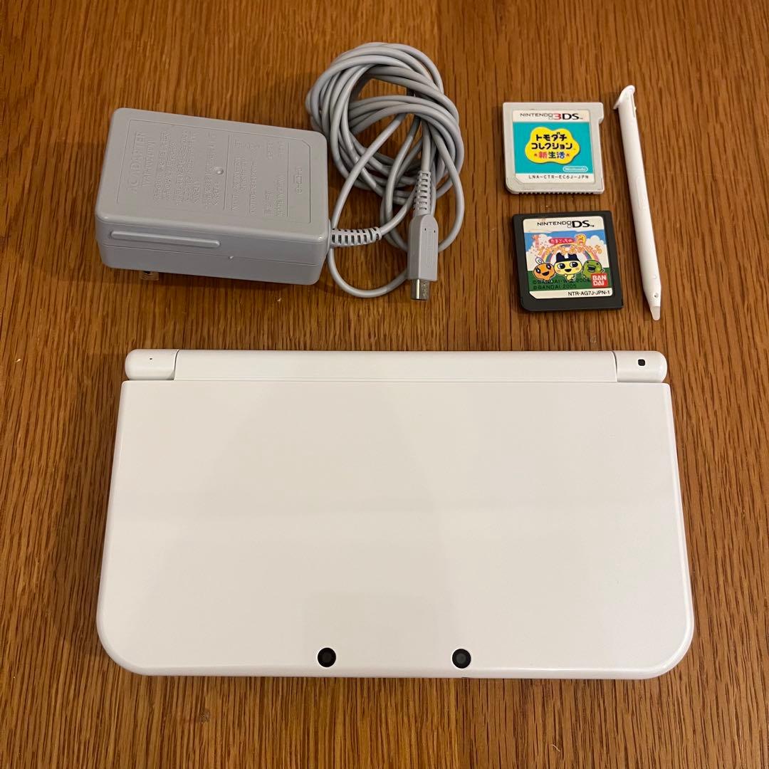 【美品】Newニンテンドー3DS LL パールホワイト カセット付き Amazon.com: New Nintendo 3DS LL Pearl White (Japanese Imported
