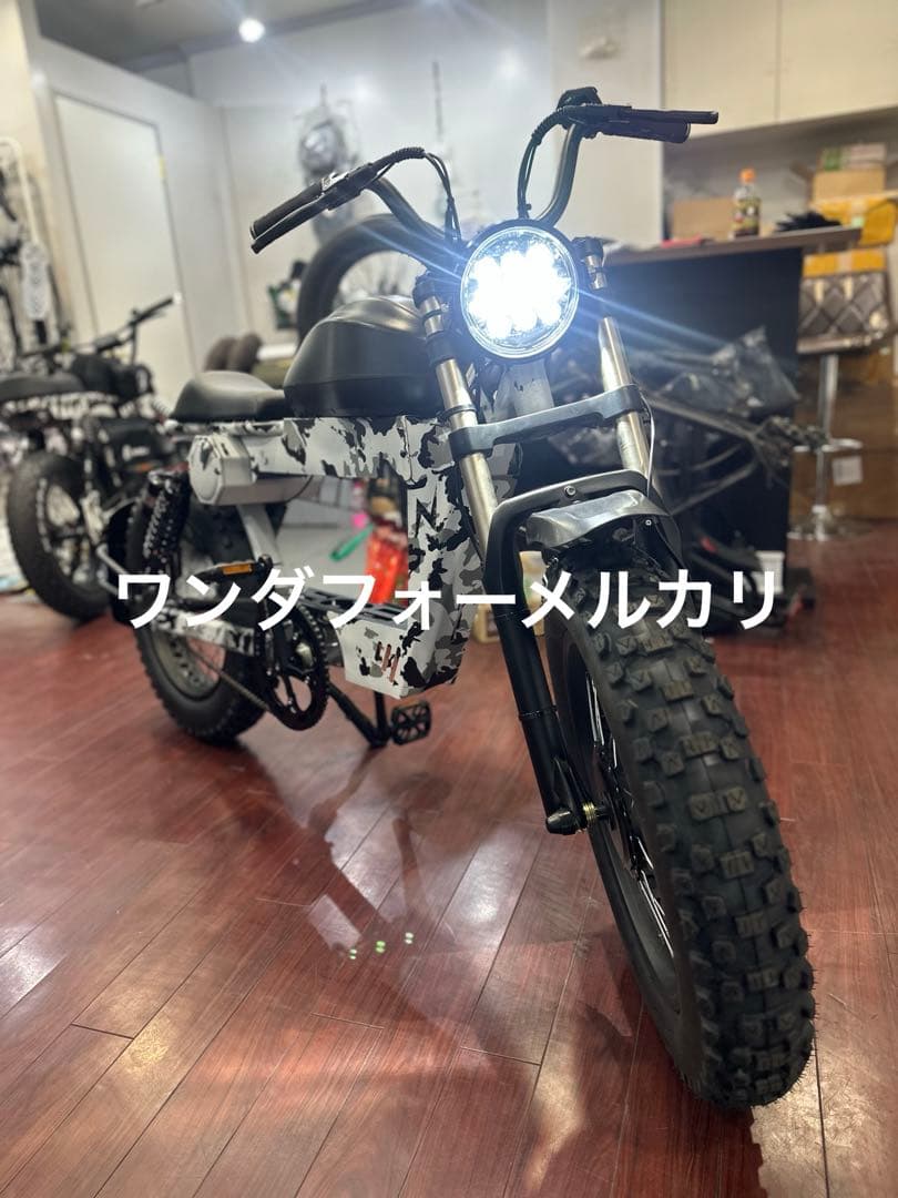 エニセルR2迷彩公道可48v500w20ah防犯登録済み - メルカリ