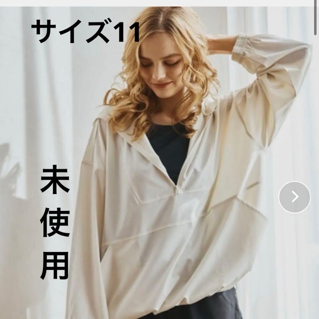 ポケット付きハーフジップラッシュパーカー＋リブタンキニ水着+