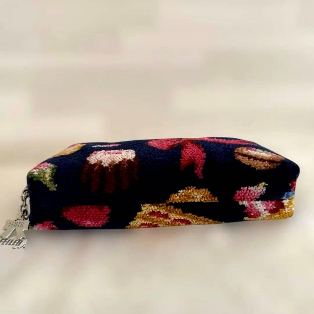 新品・未使用】フェイラー ハッピーモーメント ネイビー 便利 ポーチ