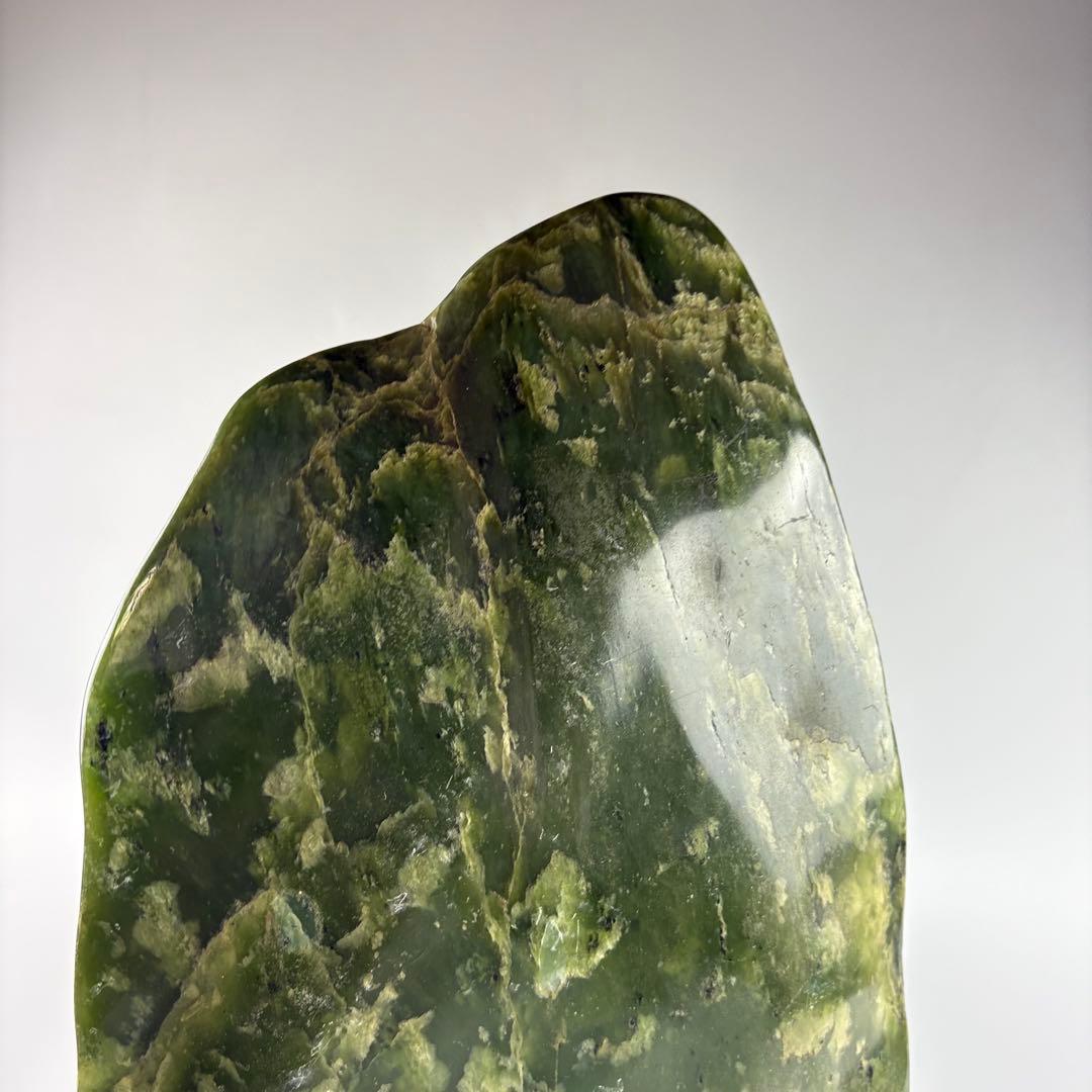 飾石 鑑賞石 置物 緑石 飾物 約9.5kg - メルカリ