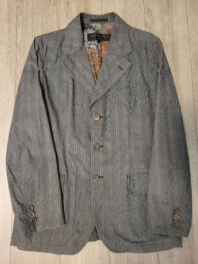 COMME des GARCONS HOMME2003ss田中オムテーラードJK 1990s 田中オム【COMME des GARCONS HOMME コムデギャルソン オム