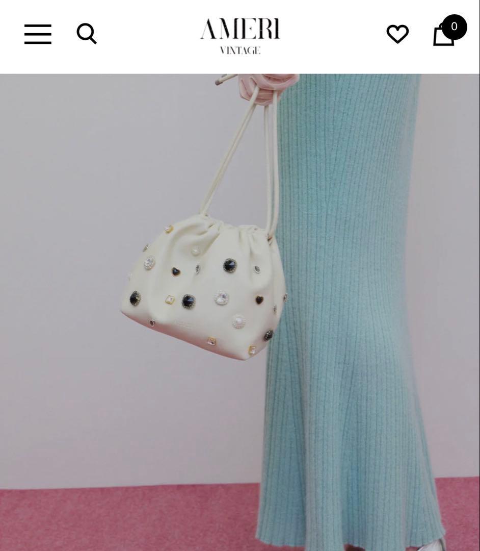 Ameri vintage 新品 UND BIJOU BAG UND BIJOU DRAWSTRING BAG（ハンドバッグ）｜Ameri（アメリ）の
