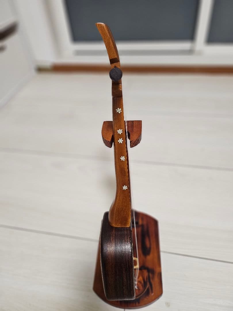 沖縄三味線 蛇革 強化張り 本蛇皮強化張り三線本体のみ – 池武当 【本