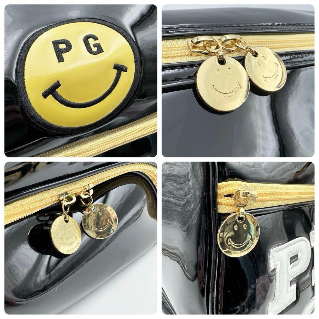 未使用品✨パーリーゲイツ ボストンバッグ エナメル 2WAY ショルダー