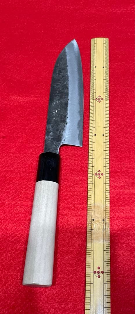 鉄砲又 三徳包丁 水牛桂柄 - メルカリ