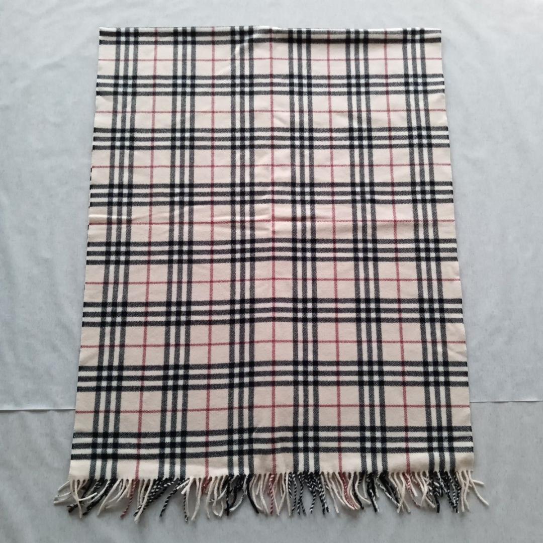 《美品》BURBERRY　LONDON バーバリー　ストール　ノバチェック
