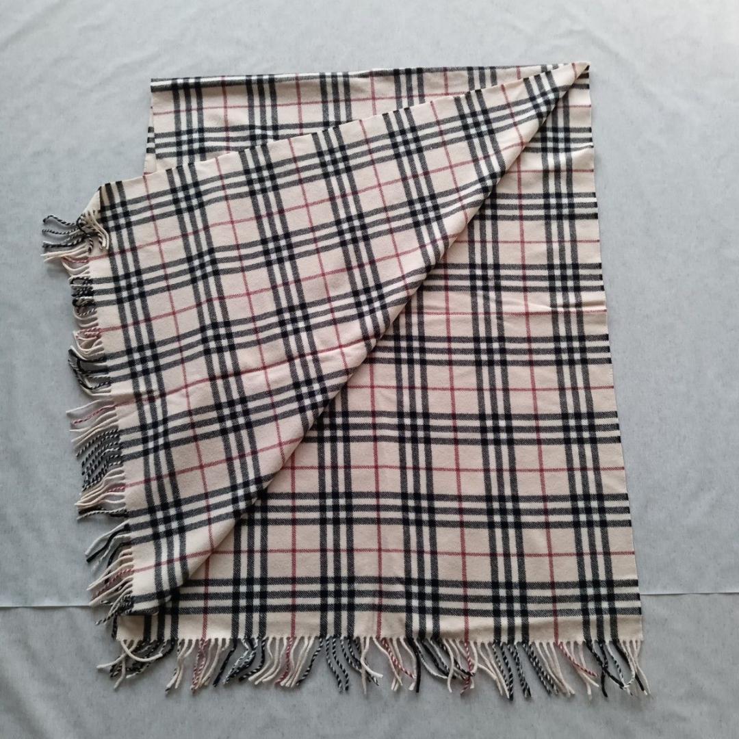 《美品》BURBERRY　LONDON バーバリー　ストール　ノバチェック