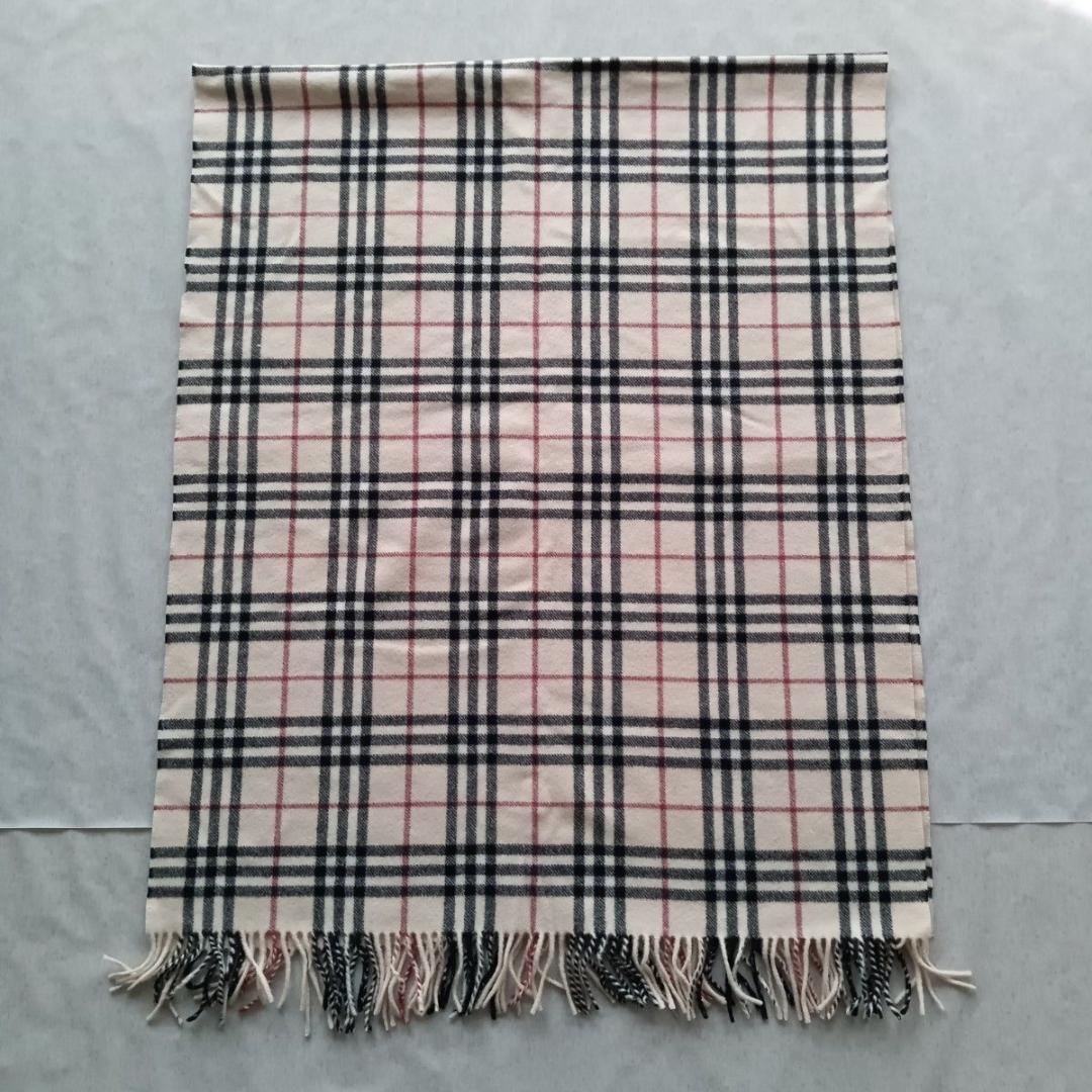 《美品》BURBERRY　LONDON バーバリー　ストール　ノバチェック