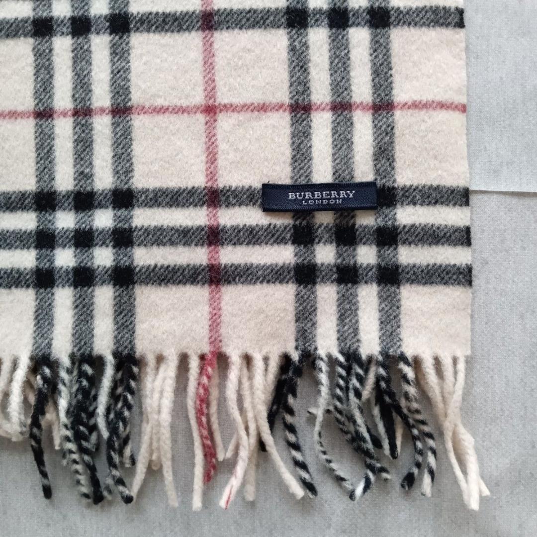 《美品》BURBERRY　LONDON バーバリー　ストール　ノバチェック