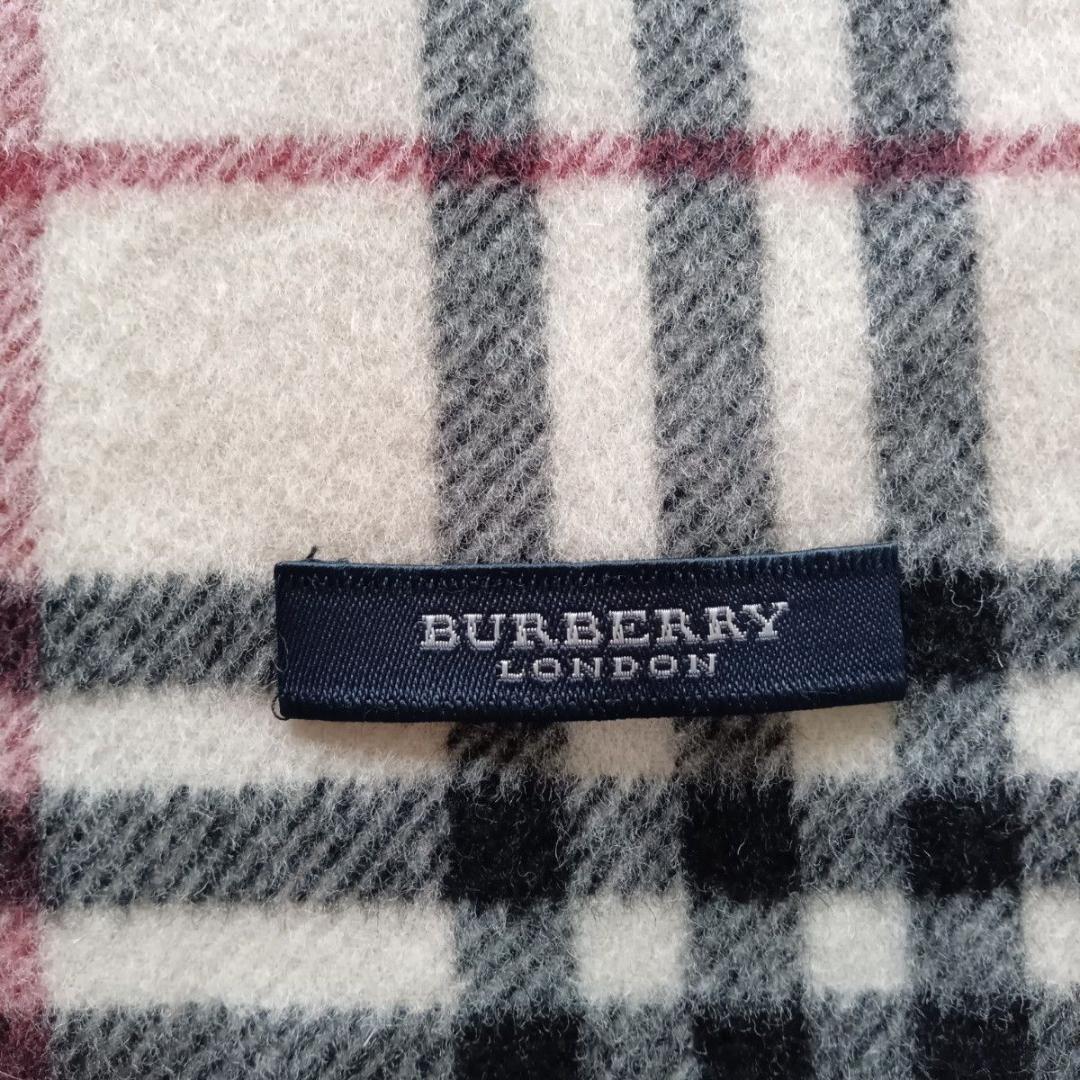 《美品》BURBERRY　LONDON バーバリー　ストール　ノバチェック