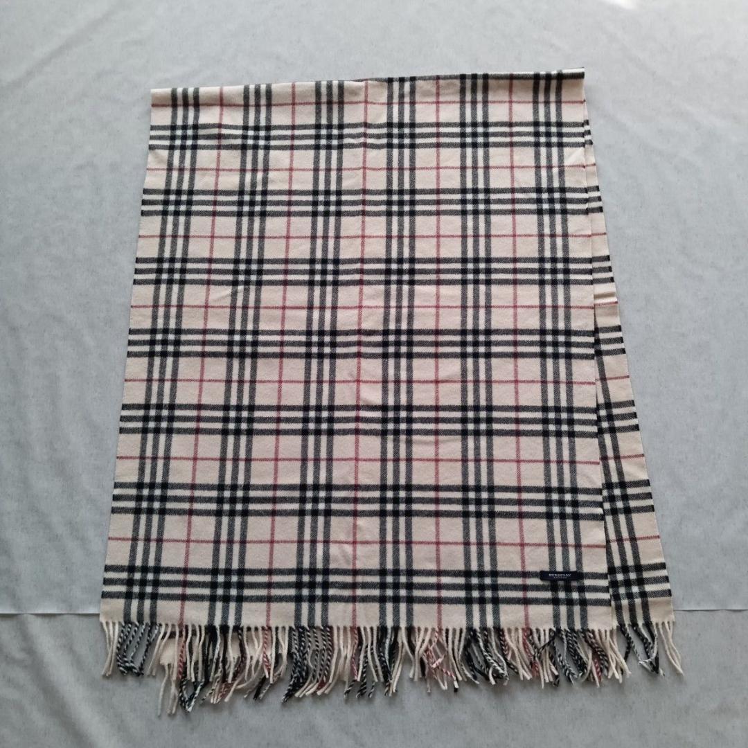 《美品》BURBERRY　LONDON バーバリー　ストール　ノバチェック