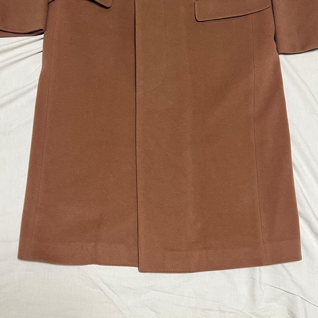テツ コムサデモード ロングチェスターコート マキシ丈 カシミヤ40% XL