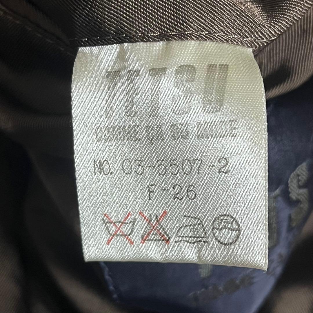 テツ コムサデモード ロングチェスターコート マキシ丈 カシミヤ40% XL