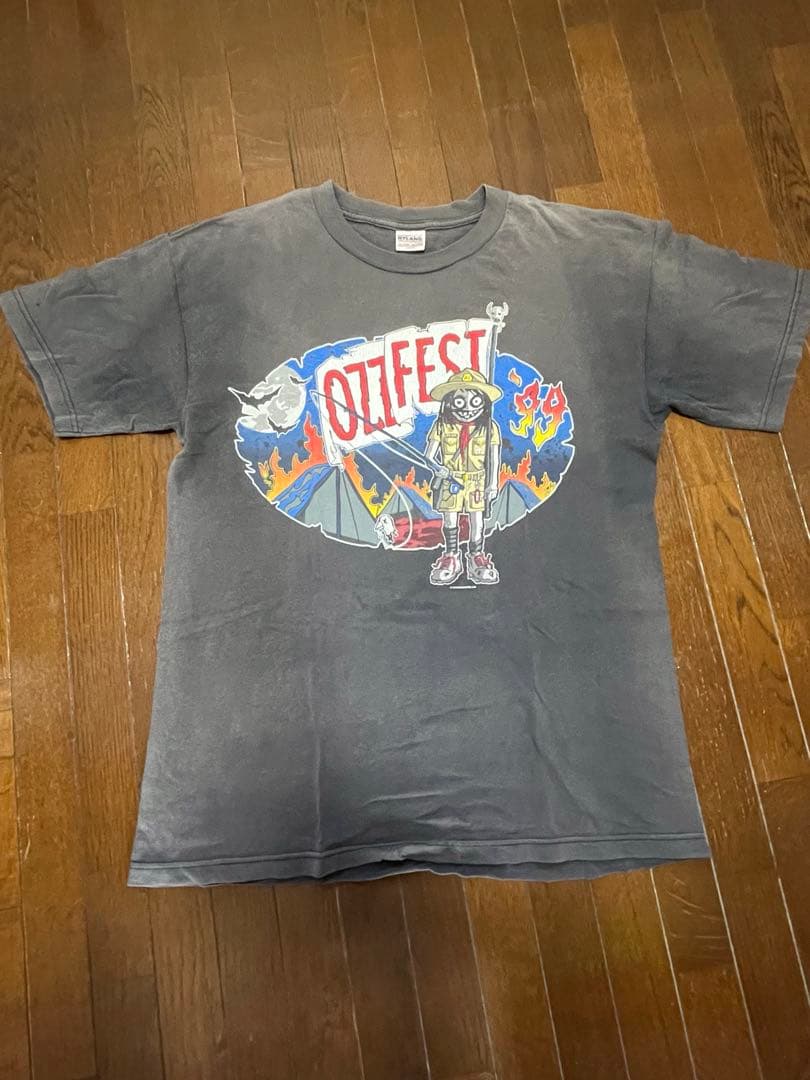 1999年ozzfestオズフェスオズボーンロックTツアーTヴィンテージT OZZY Osborne THE OZZFEST '99 Original Vintage Rock T-Shirt