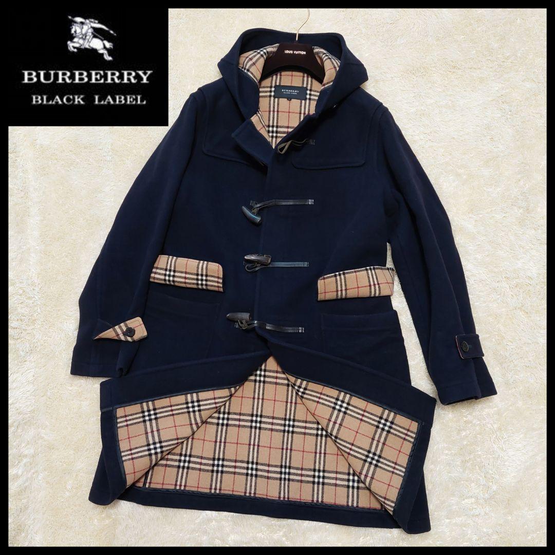 ダッフルコート BURBERRY BLACK LABEL ネイビー