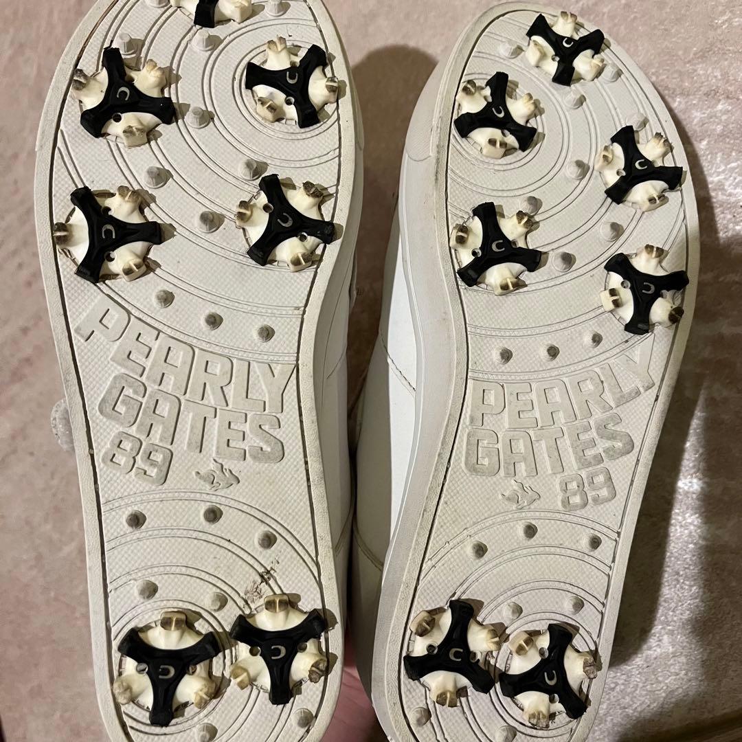 PEARLY GATES ゴルフシューズ レディース　22.5cm 靴　スパイク