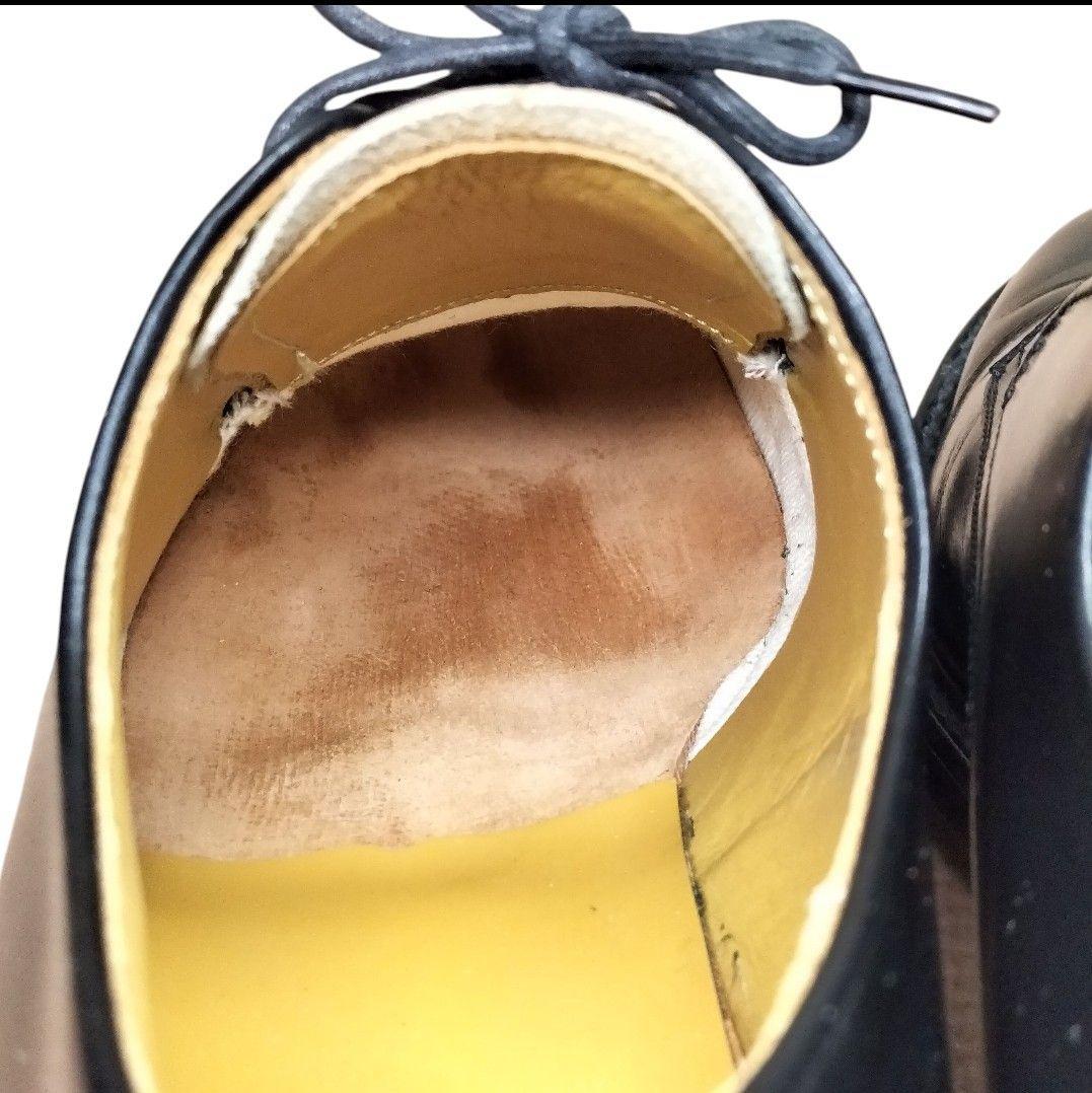 リーガル 2504 25.5cm ビジネスシューズ 外羽根 本革 革靴 ブラック