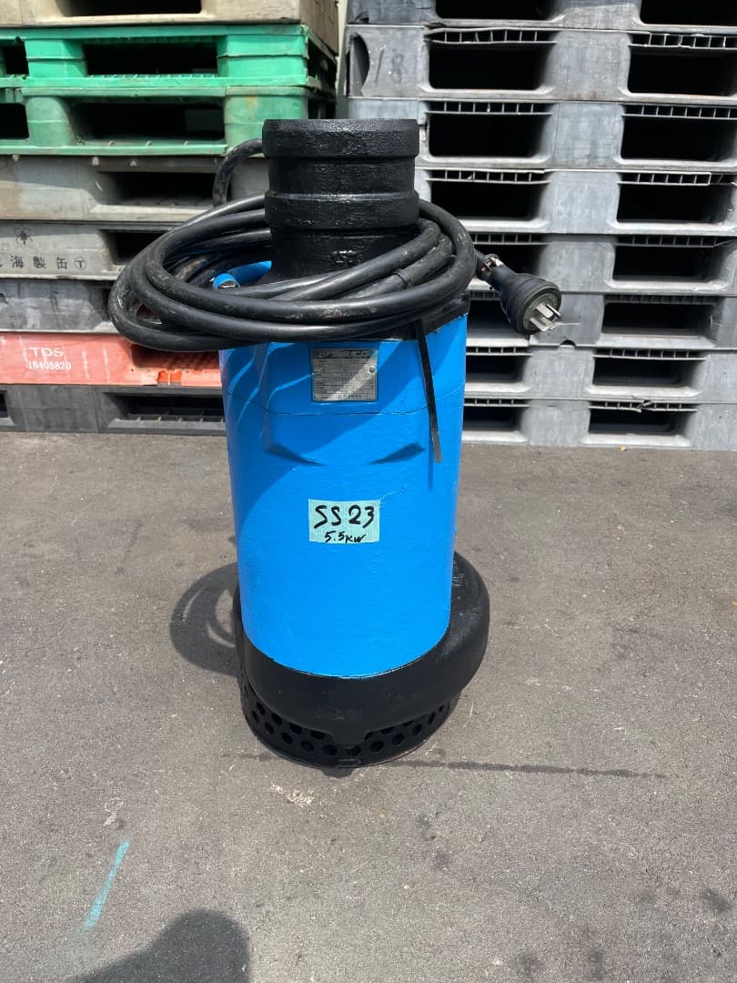 工事排水用水中ポンプ　KRS-65.5 一般工事排水用水中ポンプ(省エネ・低出力仕様) KRS型 鶴見製作所