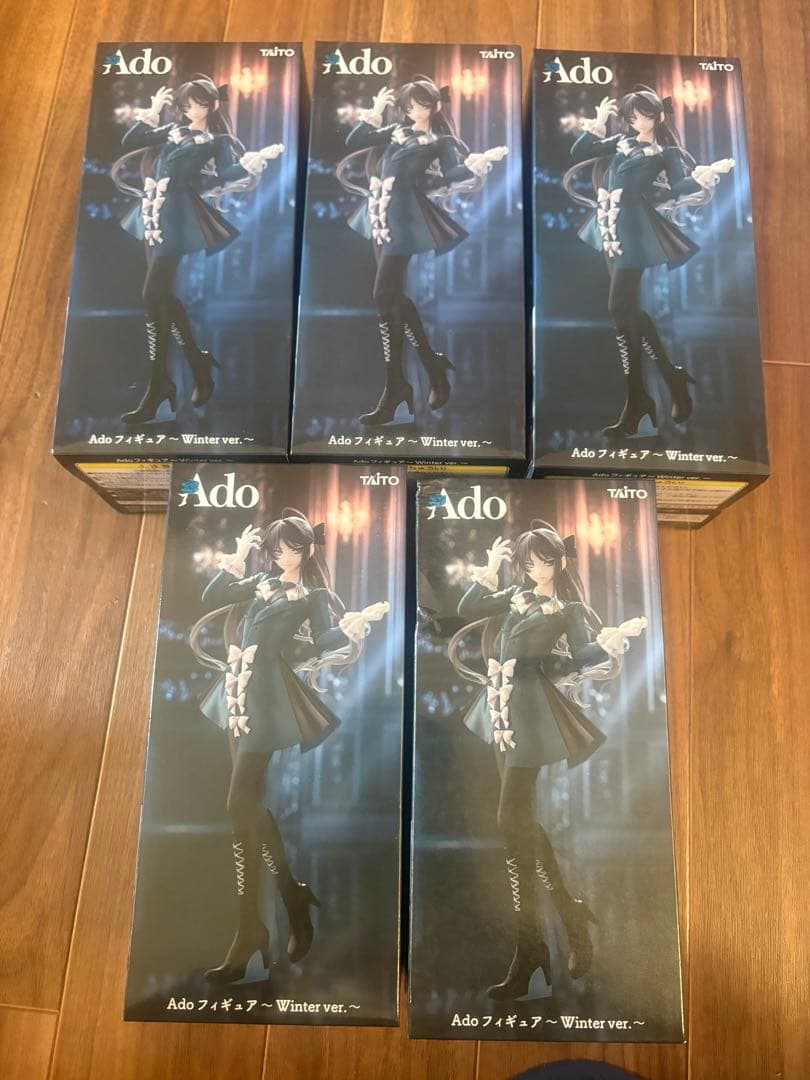 Ado フィギュア Winter ver.　ラウンドワン限定 5個セット タイトー（TAITO） Ado フィギュア winter ver. ラウンドワン限定 公式