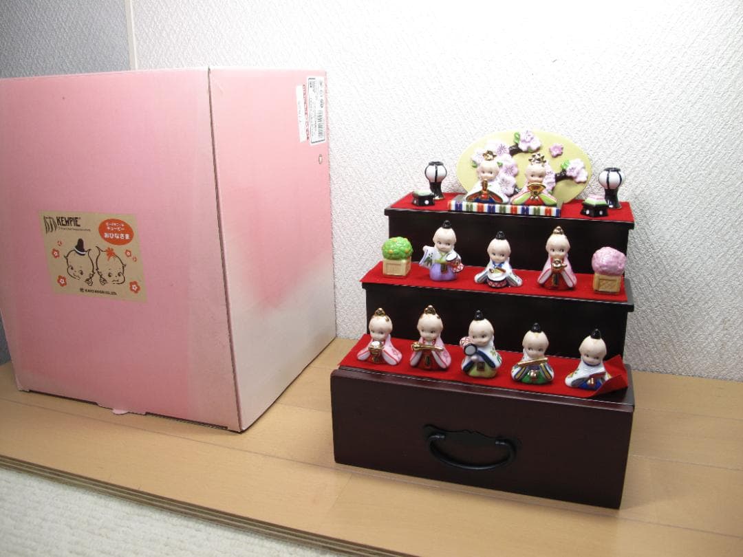 キューピー　お雛様3段かざり ローズオニール　加藤工芸 加藤工芸 キューピー お雛様 3段飾り ローズ・オニール - メルカリ