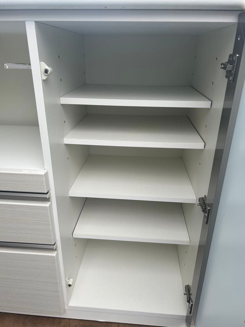 モンブラン様専用 ニトリ ホワイトキッチン収納キャビネット ※直接引取
