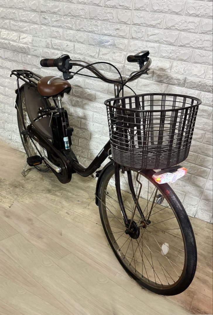 ✨美品⭐️新品サドル✨室内保管✨パナソニックビビ✨電動自転車✨完成