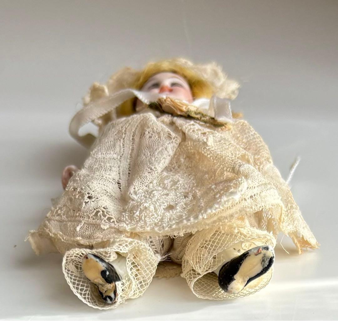 アンティーク ミニョネット オールビスクドール 10cm - メルカリ
