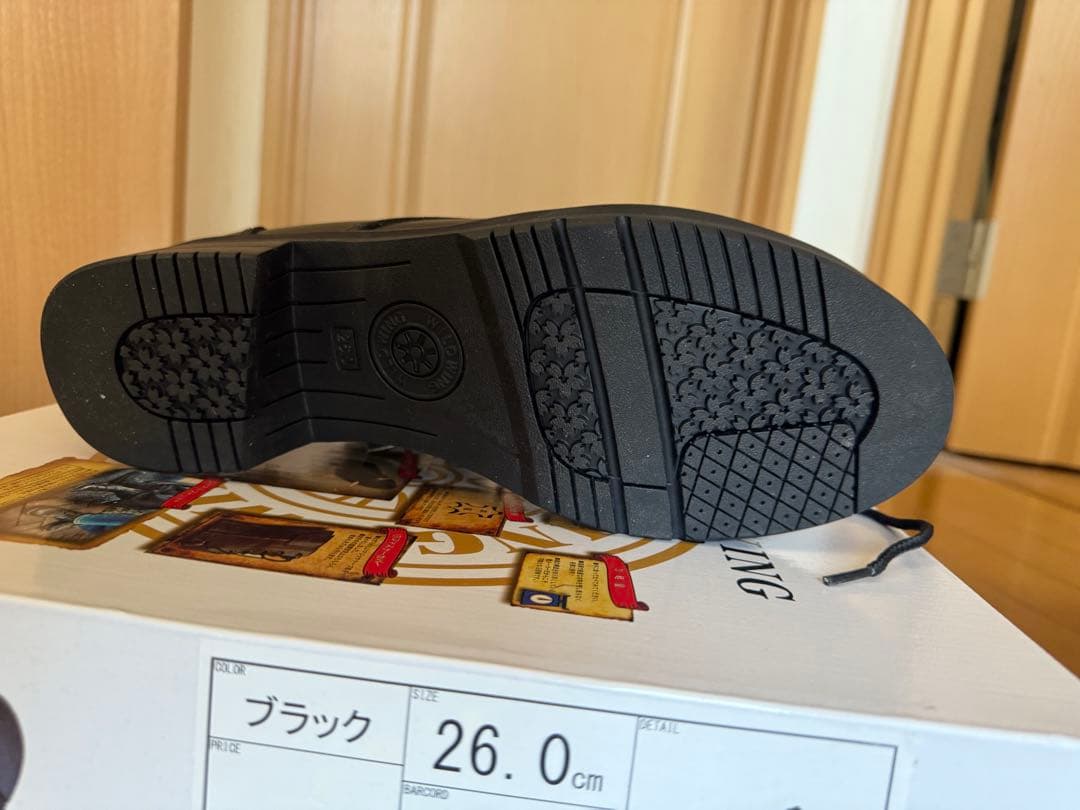 WILDWING スワロー厚底 26.0cm ブラック疲れなインソール付き