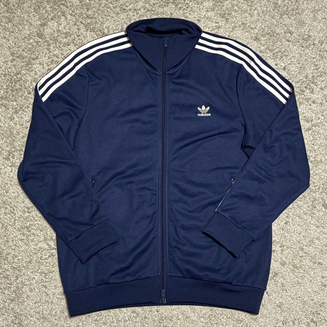 adidas ベッケンバウアー トラックジャケット 紺 ネイビー 2XL - メルカリ