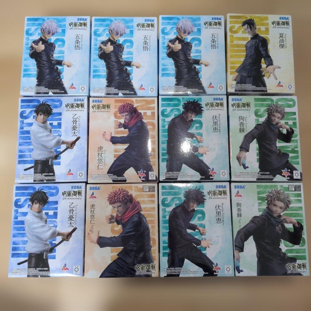 呪術廻戦 5周年 Luminasta フィギュア ラウンドワン 五条 夏油 狗巻 アニメ『呪術廻戦』5周年 Luminasta “夏油傑”｜プライズ・くじ・グッズ