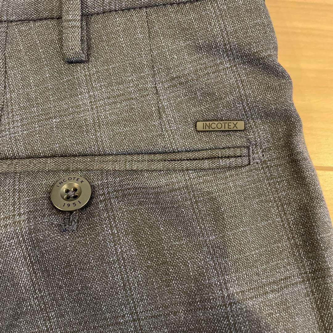 極美品】INCOTEX スラックス アーバントラベラー 46 春夏 トラベラー系