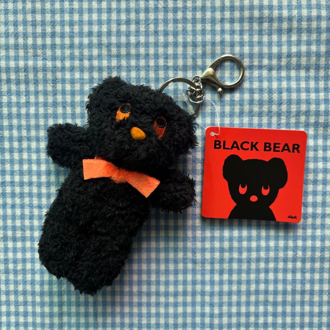 韓国 ブラックベア ぬいぐるみ キーリング ディックブルーナ