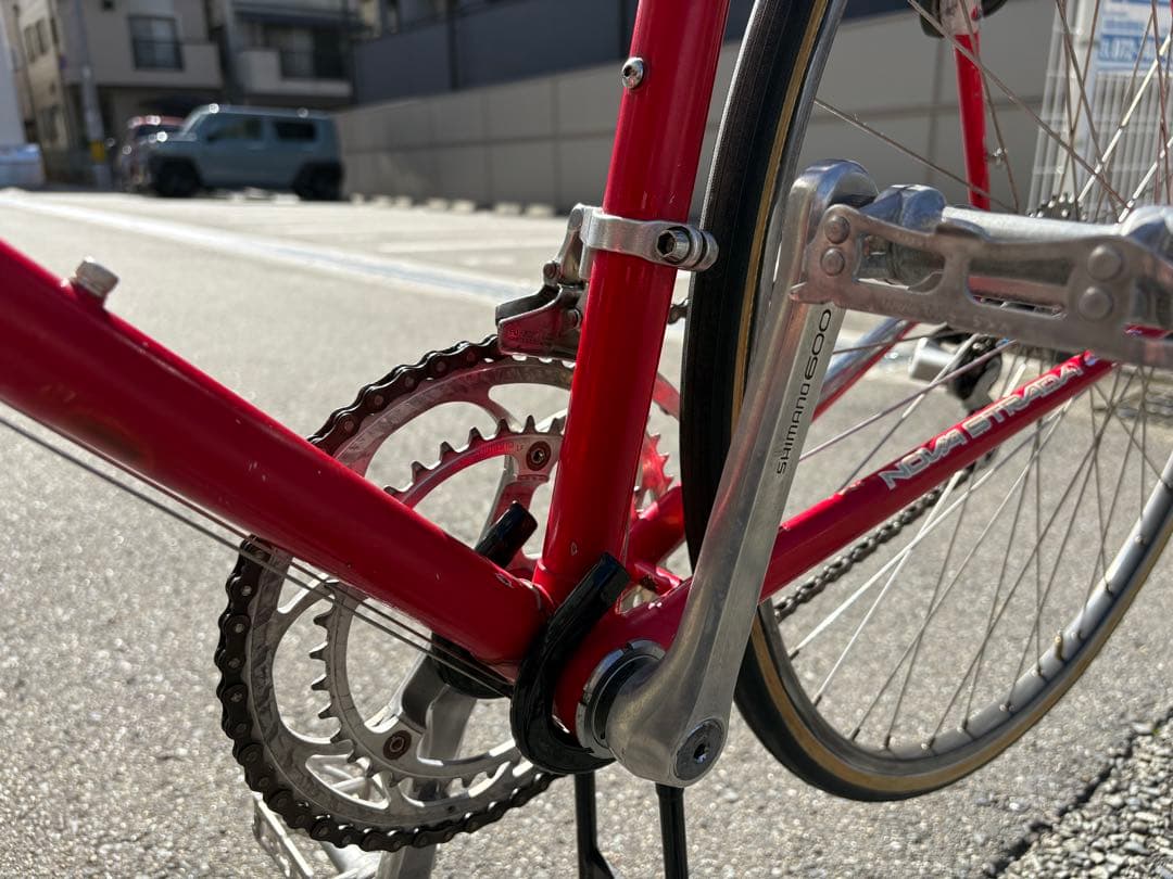 80'S純国産ビンテージクロモリロード シマノ600 ニシキ 超軽量 色々新品