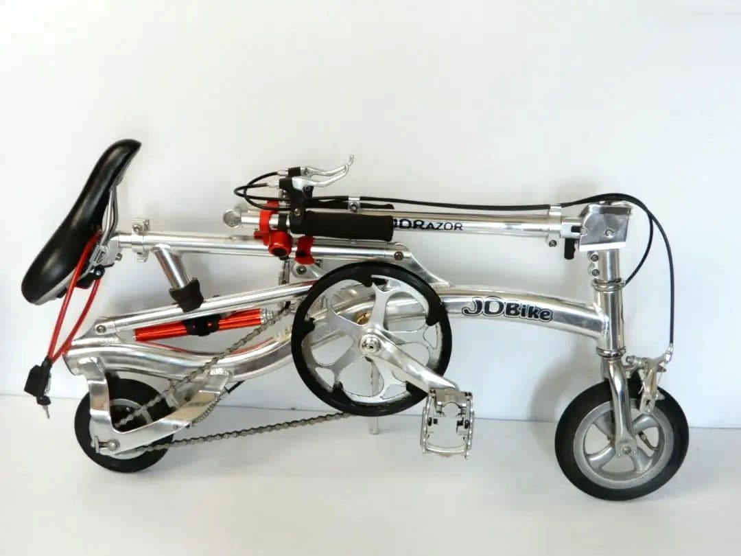 付属品充実】JD RAZOR アルミフレーム 折り畳み自転車 JDBike 改