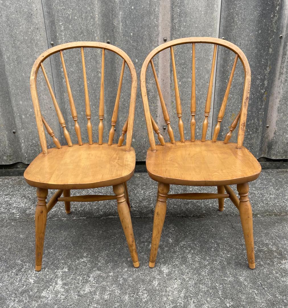 ビンテージ/飛騨家具/WINDS/太平/ウィンザーチェア/フープバックチェア/① 2026年最新】飛騨の家具winds太平の人気アイテム - メルカリ