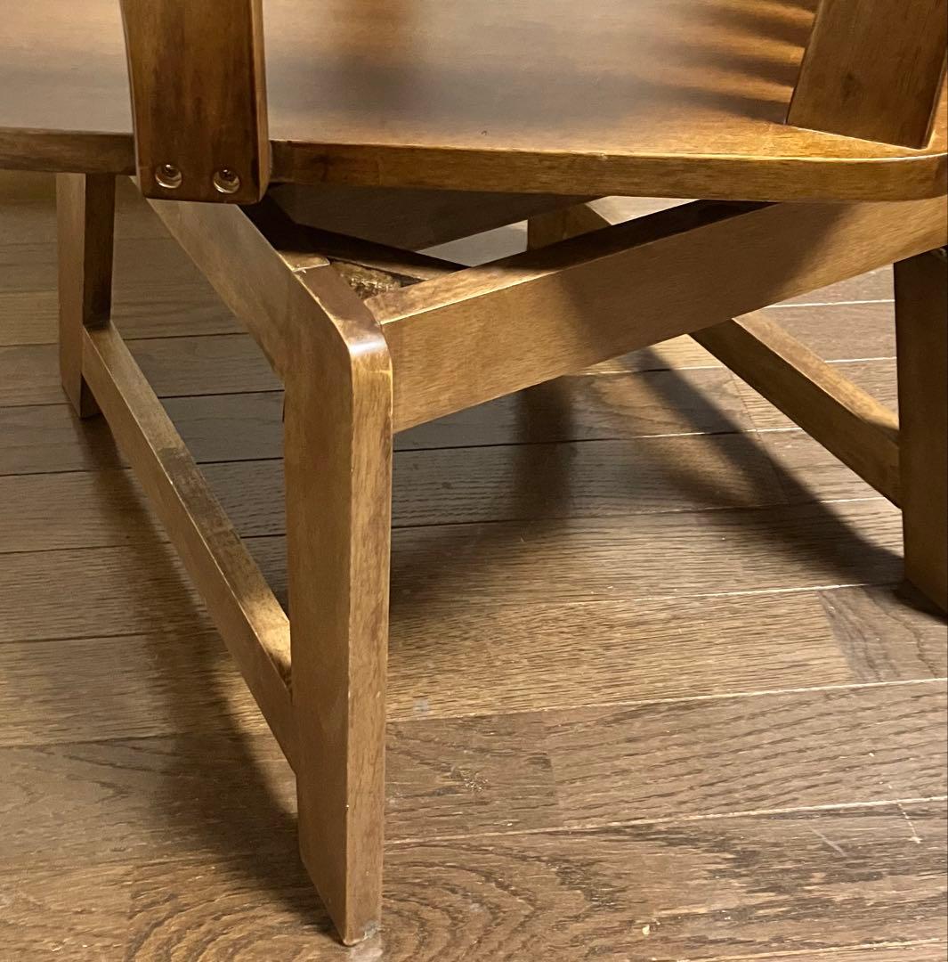 ダイニングチェア サカイ工芸 ウィンザーチェア 天然木 回転椅子