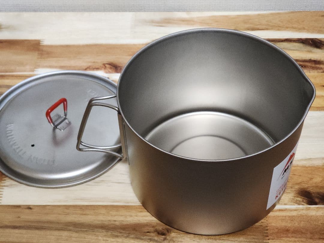 MSR Kettle 超軽量チタンケトル 2 L ビッグチタンケトル