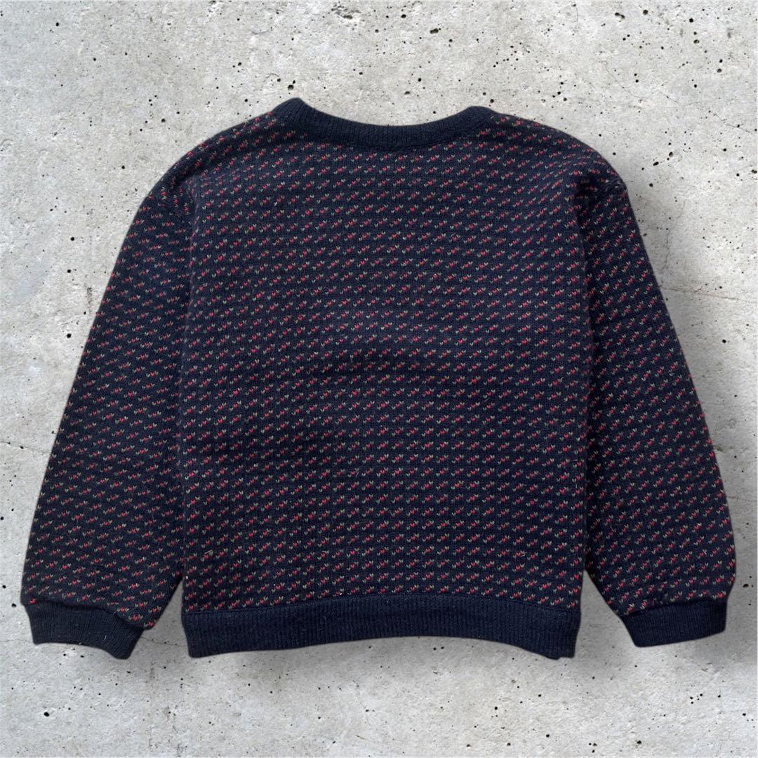 80s L.L.BEAN バーズアイ VINTAGE ニット セーター M