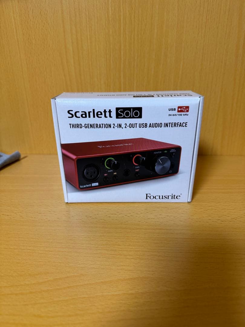 Focusrite Scarlett Solo USBオーディオインターフェイス Amazon.co.jp: Focusrite Scarlett Solo 第4世代 USBオーディオ