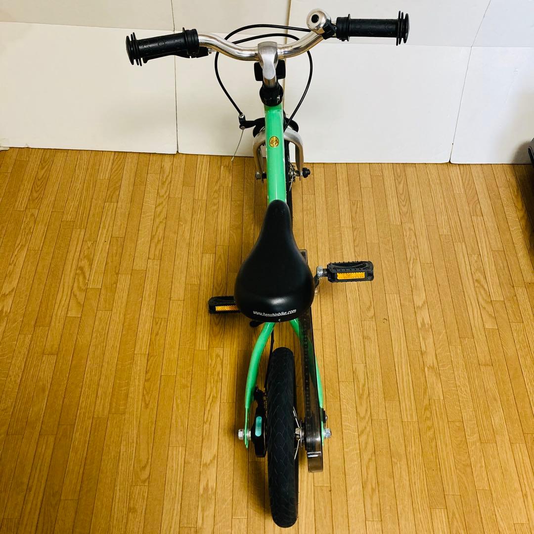 へんしんバイク2 エメラルドグリーン 12インチ ストライダー へんしん