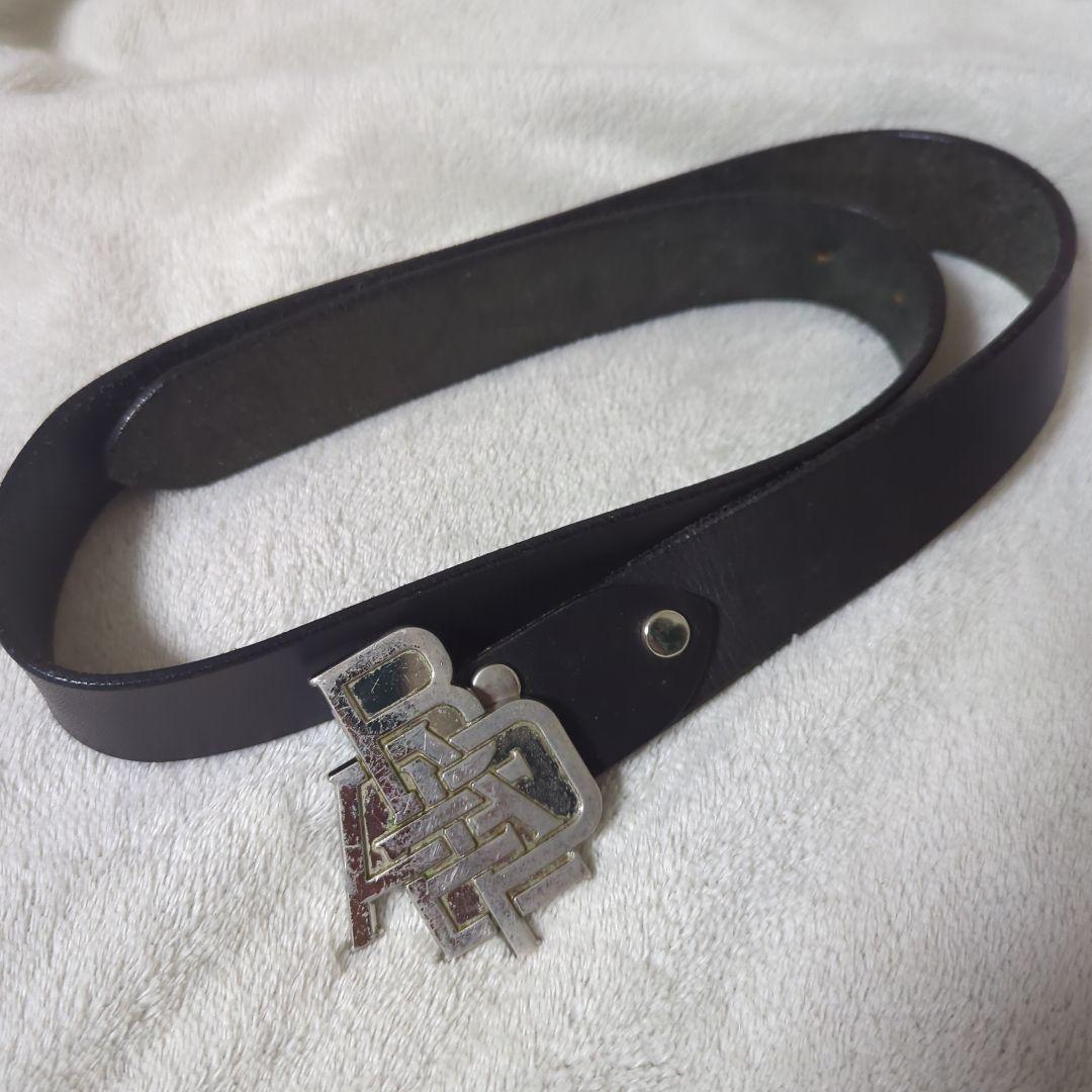 アベイシングエイプ　ベルト A BATHING APE® ロゴ レザーベルト | ブラック | FARFETCH JP