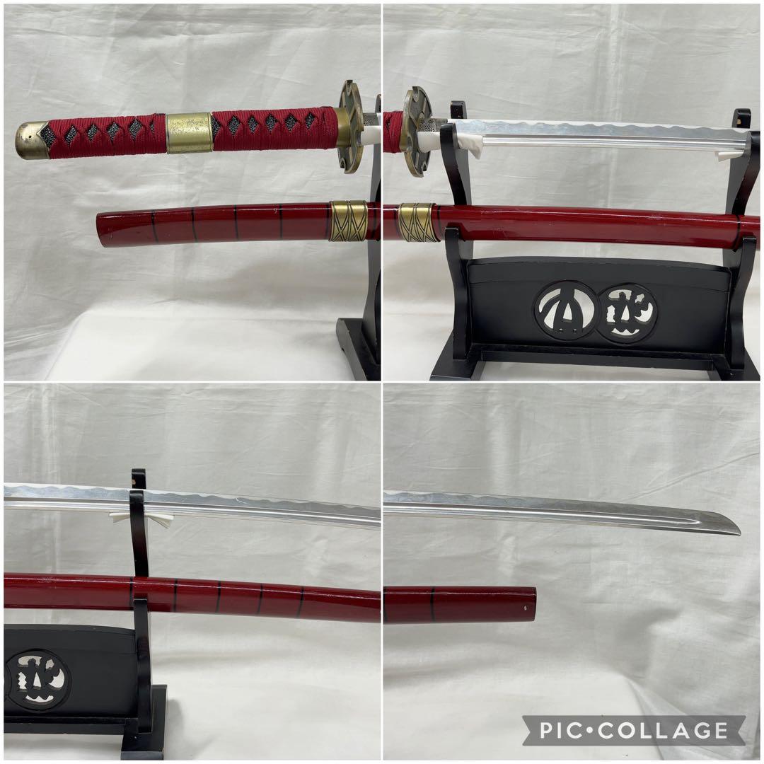 舞台刀 模造刀 2本セット 赤鞘 白鞘 紅白 樋入り 舞台刀 模造