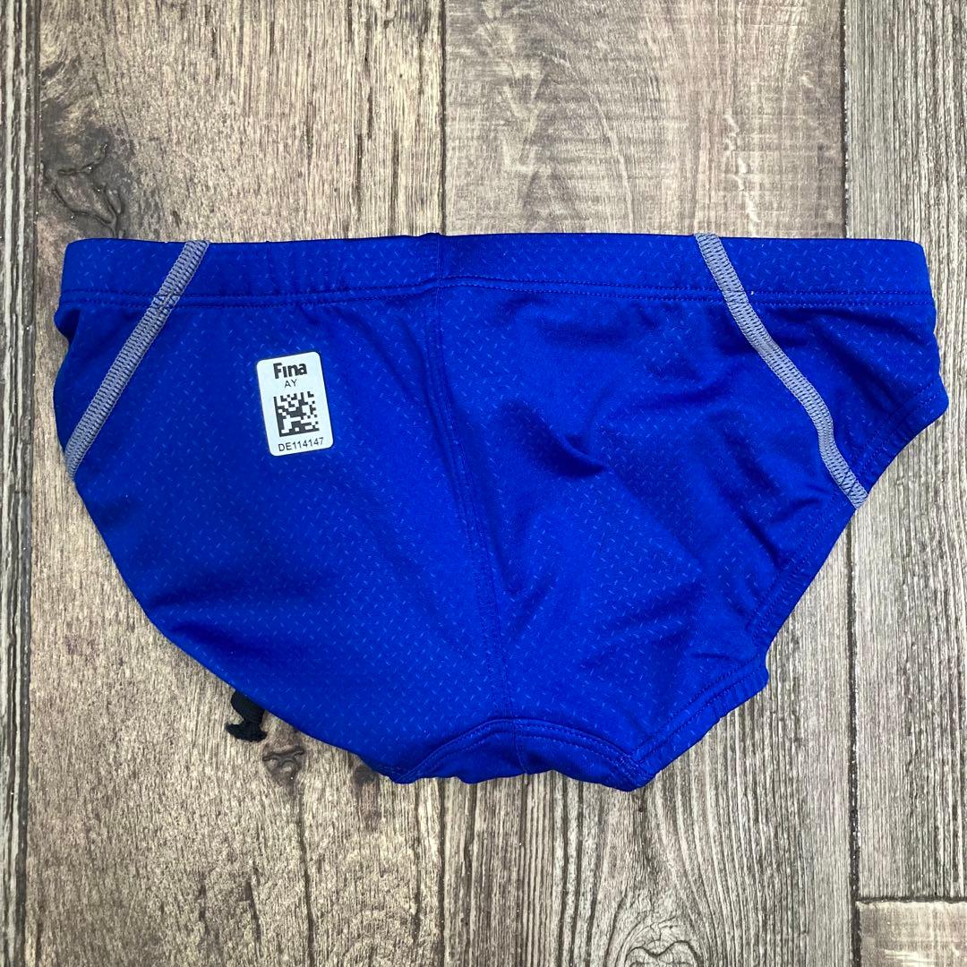 arena 競パン FINA認証 競泳水着 青 V ブーメラン - メルカリ