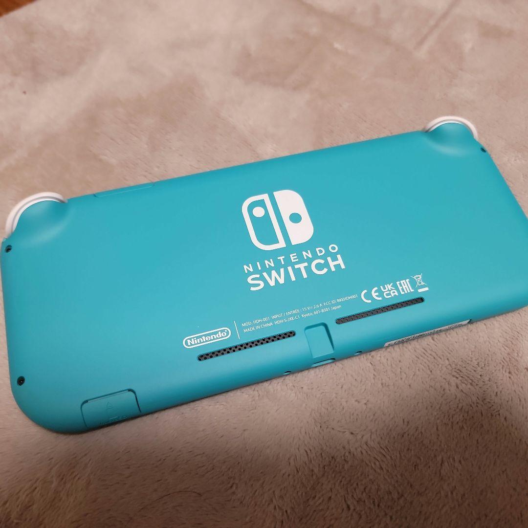 Nintendo Switch Lite ターコイズ 本体 充電器欠 ケース付き - メルカリ