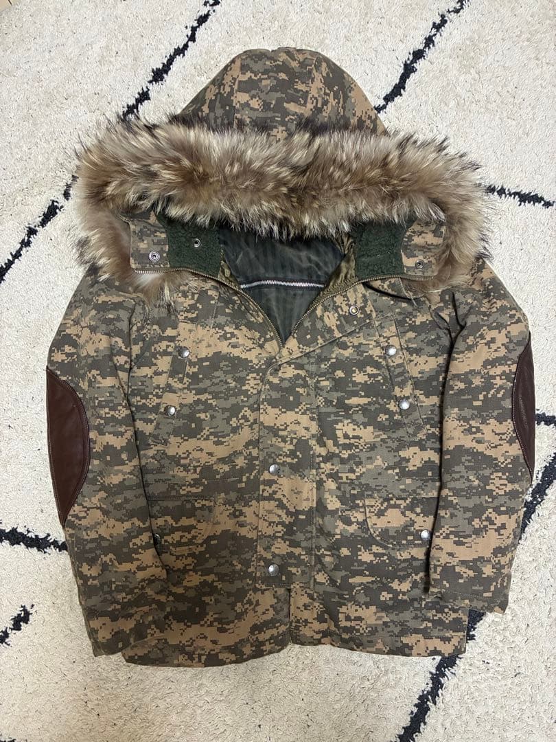 マックスフリッツ プロテクター付き デジカモライディングコート