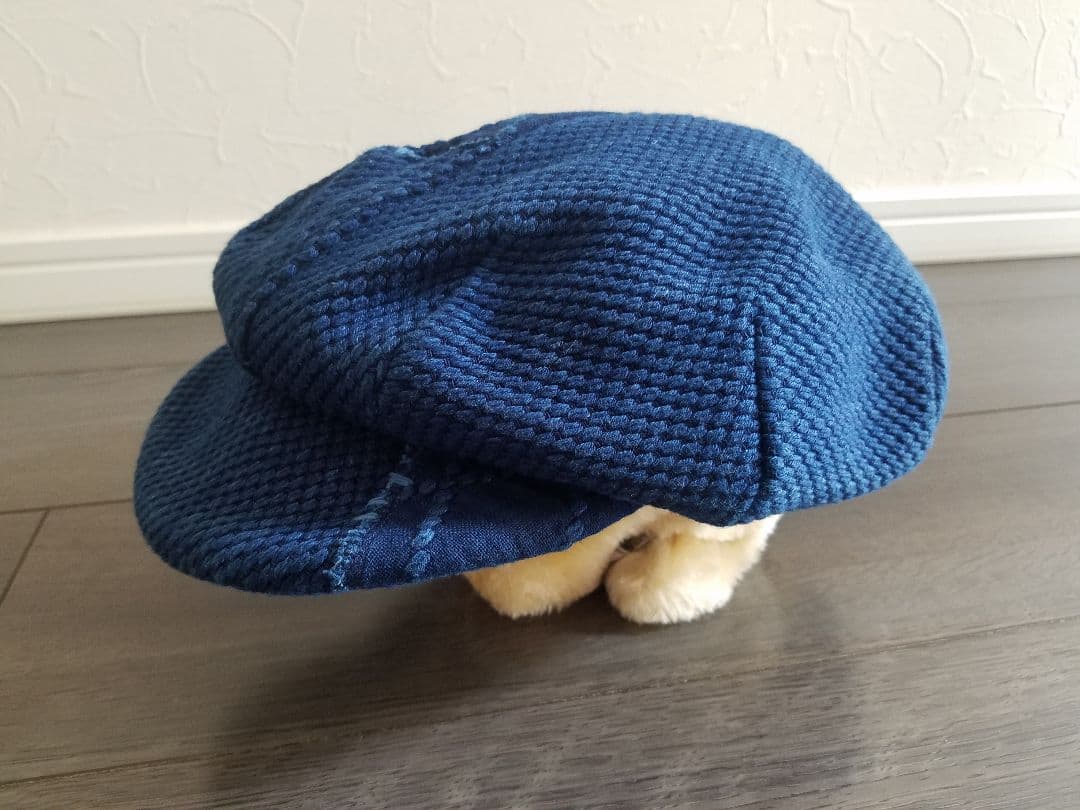 ポータークラシックのキャスケット LEATHER SUEDE CASQUETTE W/SILVER BUTTON (ENTREFINO)