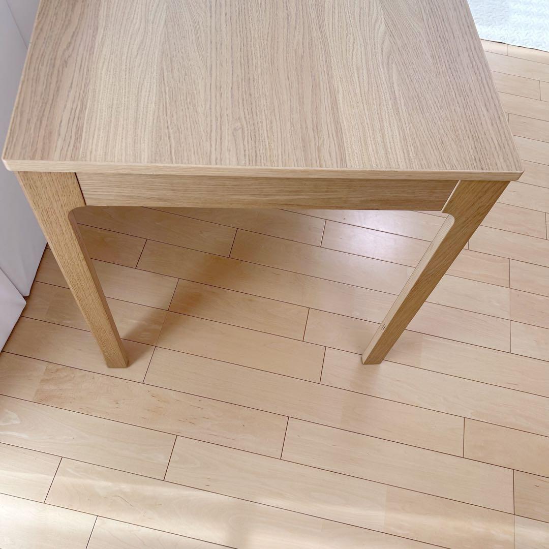 IKEA EKEDALEN 伸長式テーブル W80〜120オーク無垢材 イケア - メルカリ